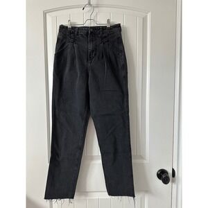 Hollister Black Wash High Waist Mom Jeans‎ Size 26